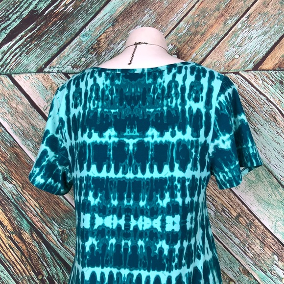 C4 - LuLaRoe| Teal Classic Tee - S - Picture 5 of 5